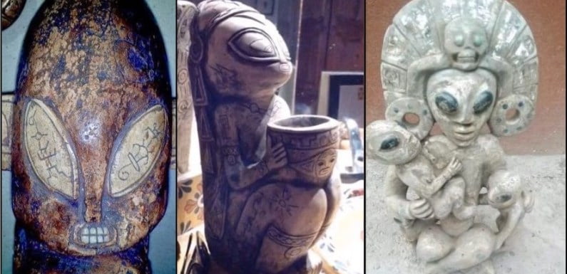 Ancient Aliens: Creepy Alien-Like Artifacts Found In A Mexican Cave