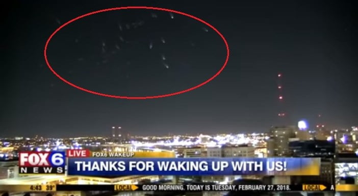 Multiple Luminous UFOs Appeared Live On Air On Fox6 News In Milwaukee