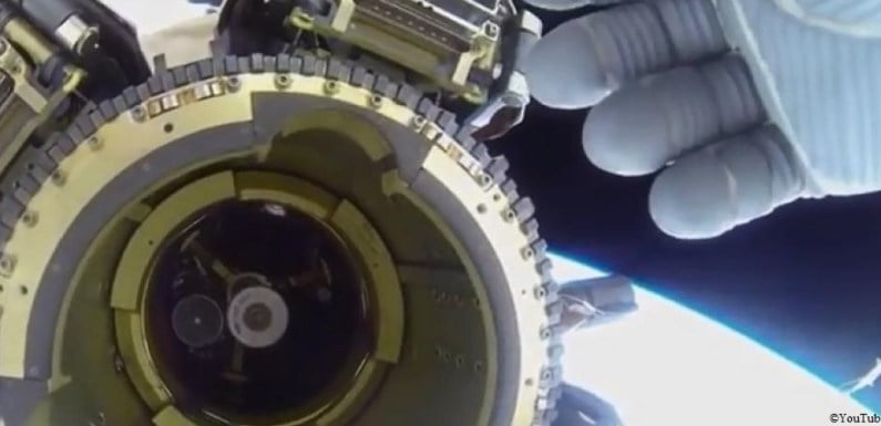 Astronaut Tries To Hide A UFO Seen On International Space Station Live Feed