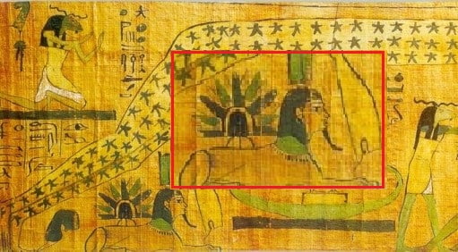 Ancient Egyptian Papyrus Shows UFO Landing On The Sphinx