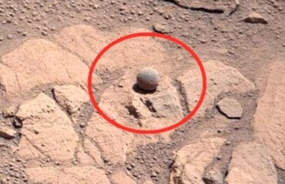 Cannonball Found On Mars – Possible Proof Of Ancient Space War