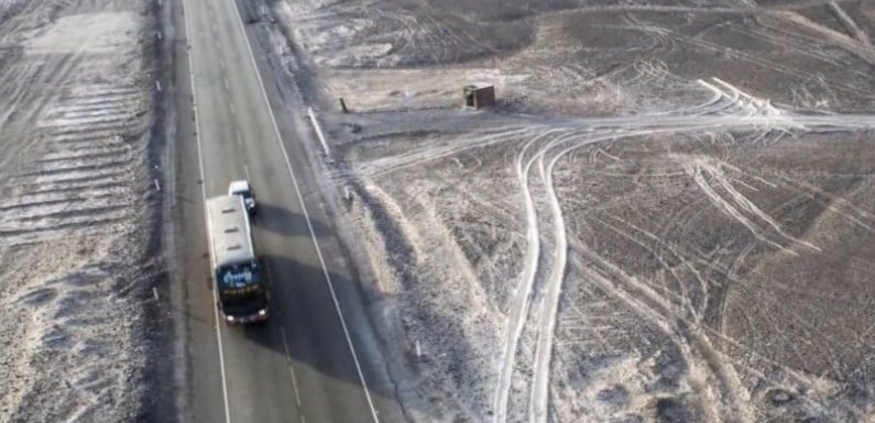 Irreparable Damage As Truck Driver Drives Across 2000-Year-Old Nazca Lines