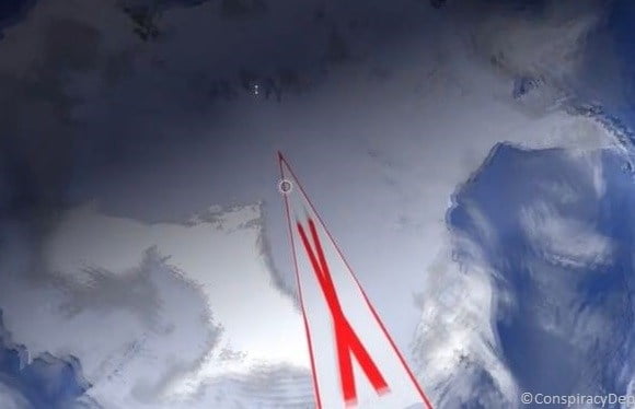 Conspiracy Theorists Freak Out Over Google Earth’s Red X Mark Beneath Antarctica