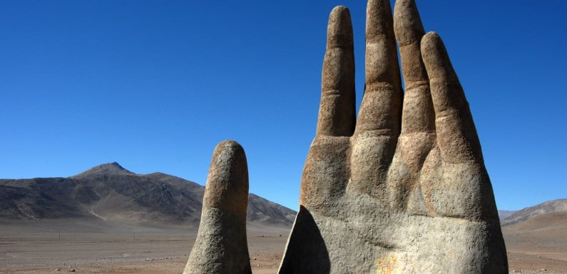 The Mysterious Hand Raising From Atacama Desert